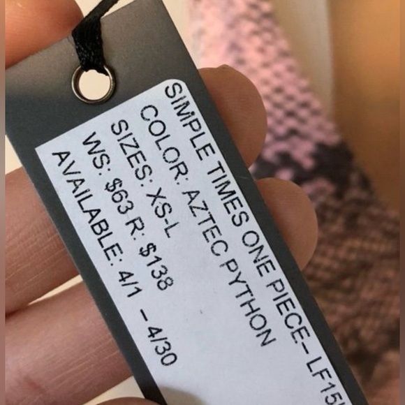 NWT Lovers + Friends Simple Times Swimsuit - Picture 7 of 10